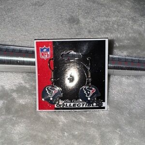 NFL Silver and Blue Earrings